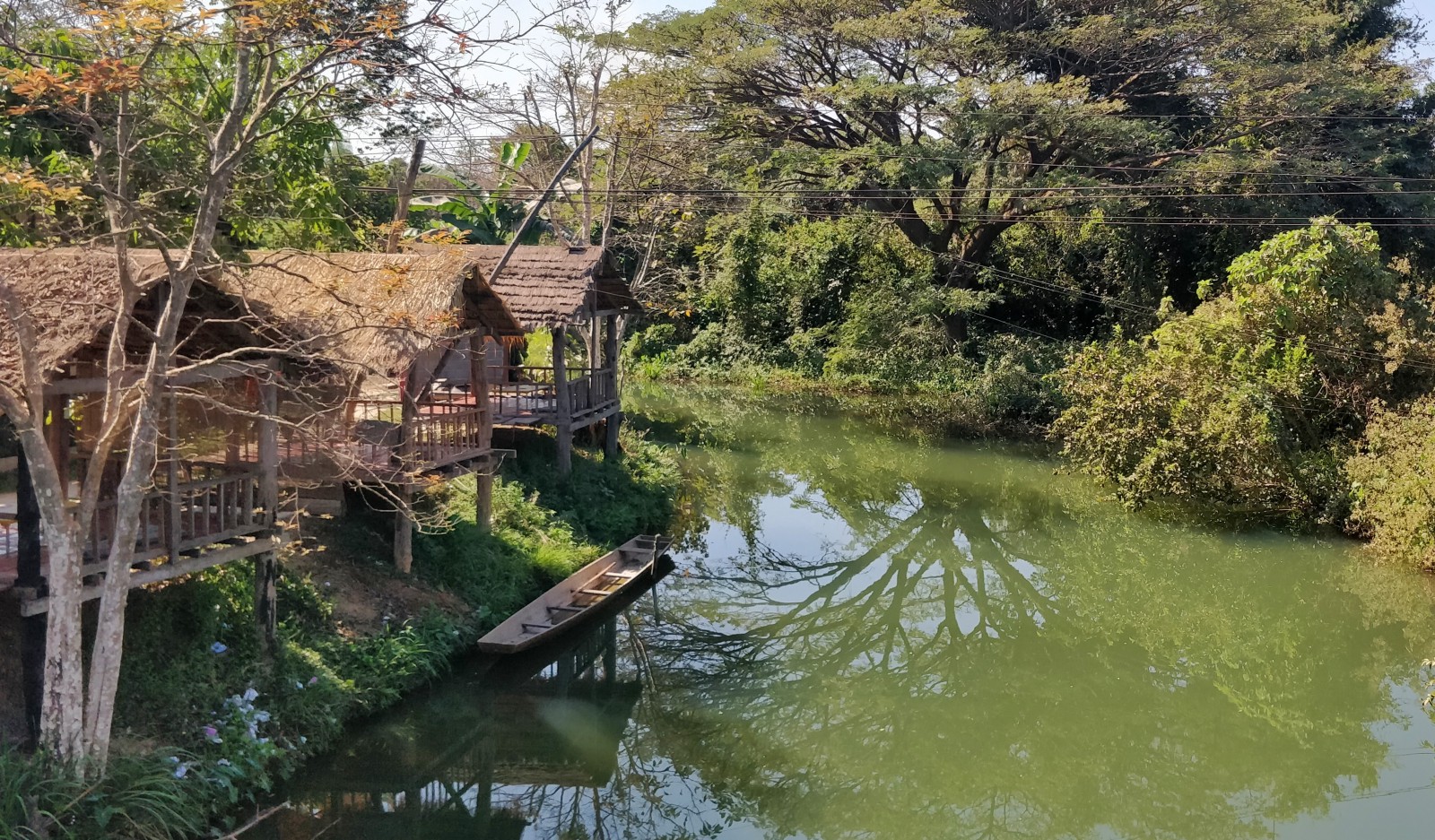 Cafes along the Mekong.