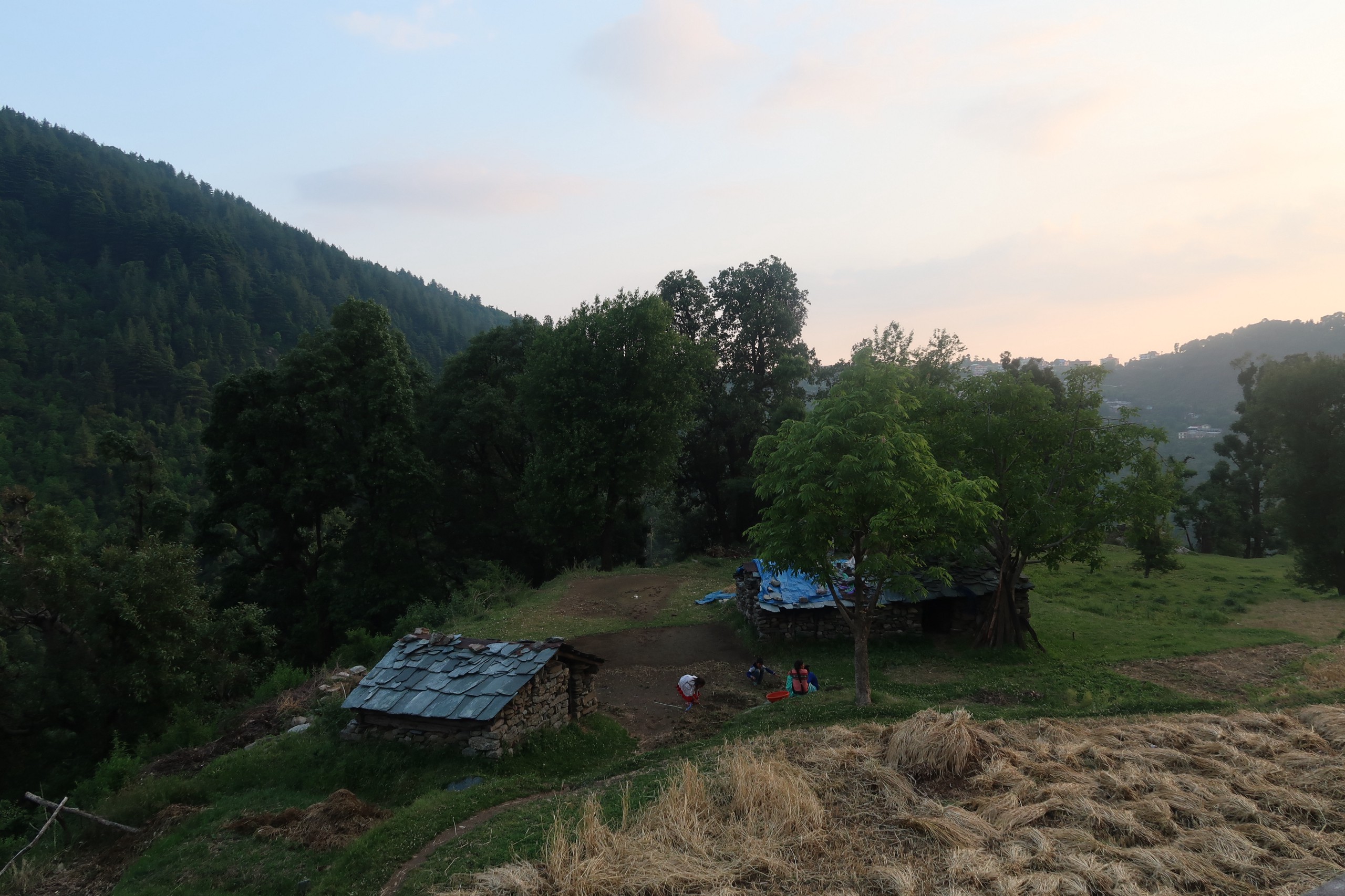 View from my village homestay 