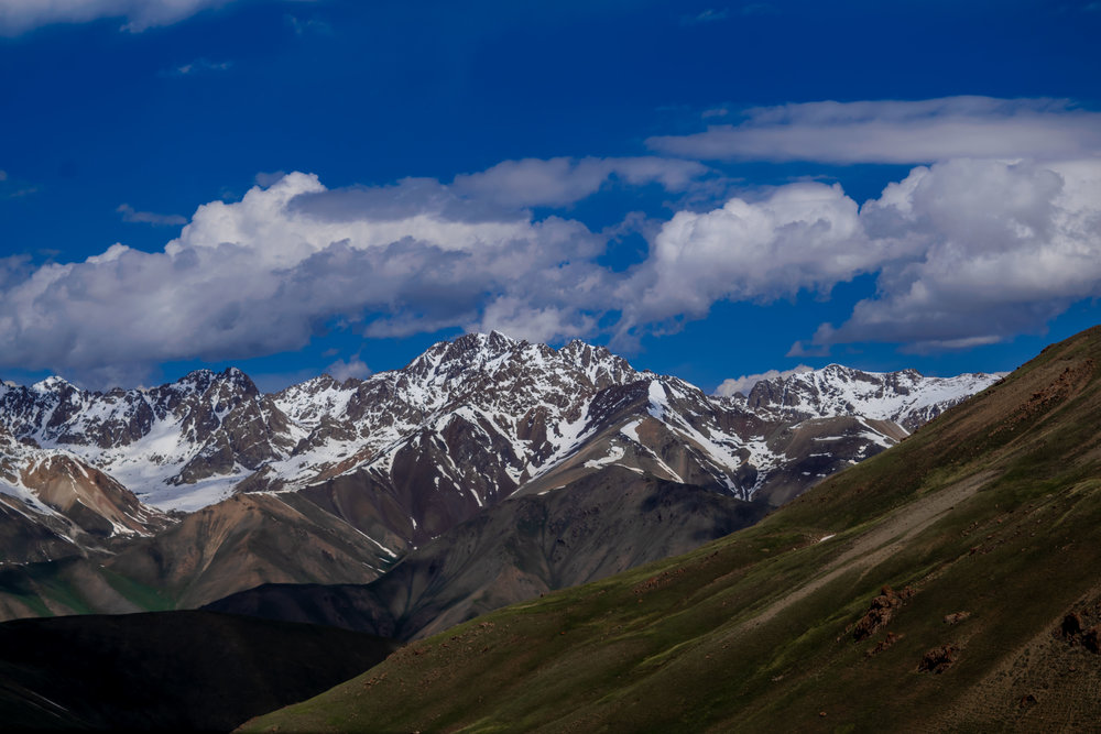 Mountain views on the way back