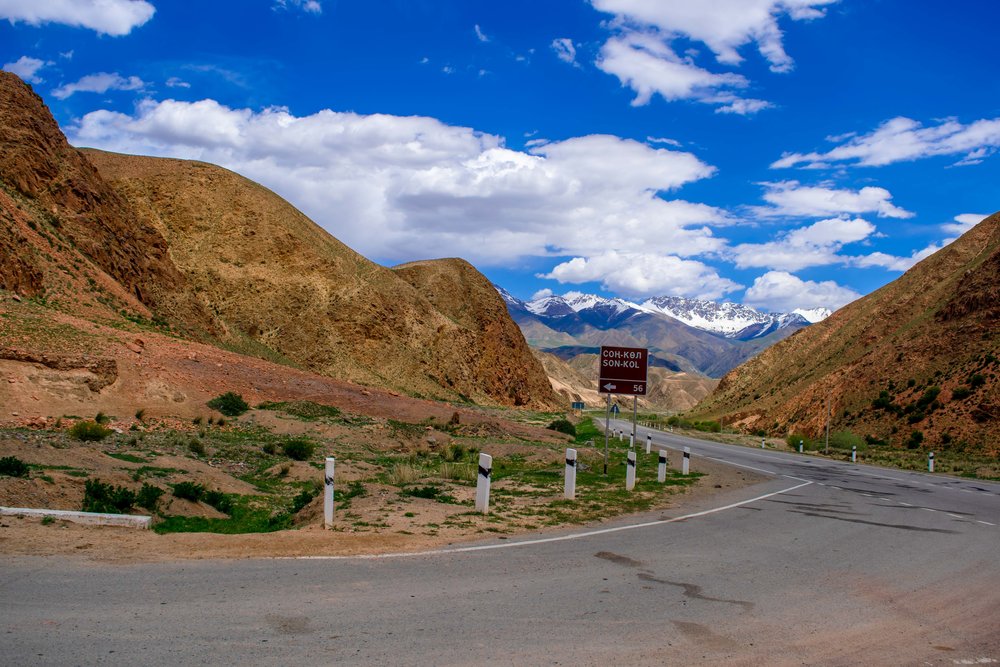 Road to Song Kol Lake