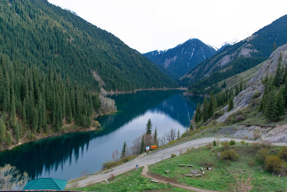 Kolsay Lake 1 in the Evening.