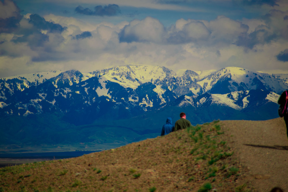 Tien Shan Mountains as the Backdrop